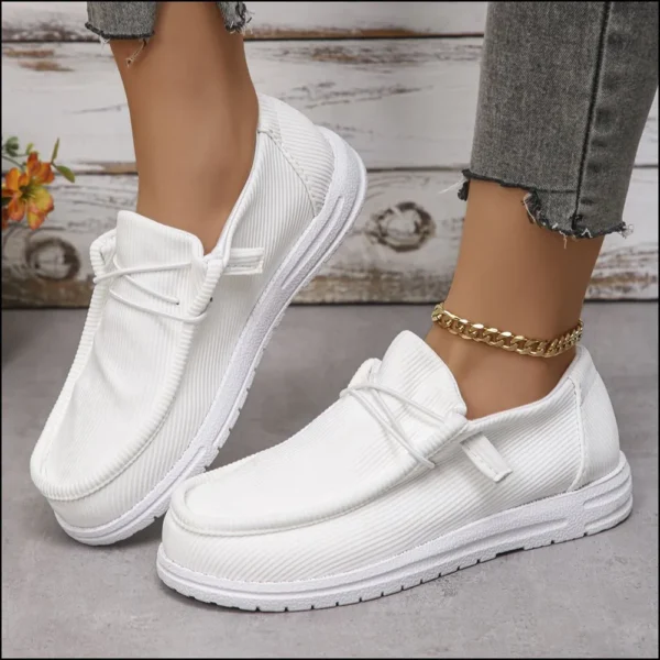 Round Toe Canvas Sneakers – Image 8