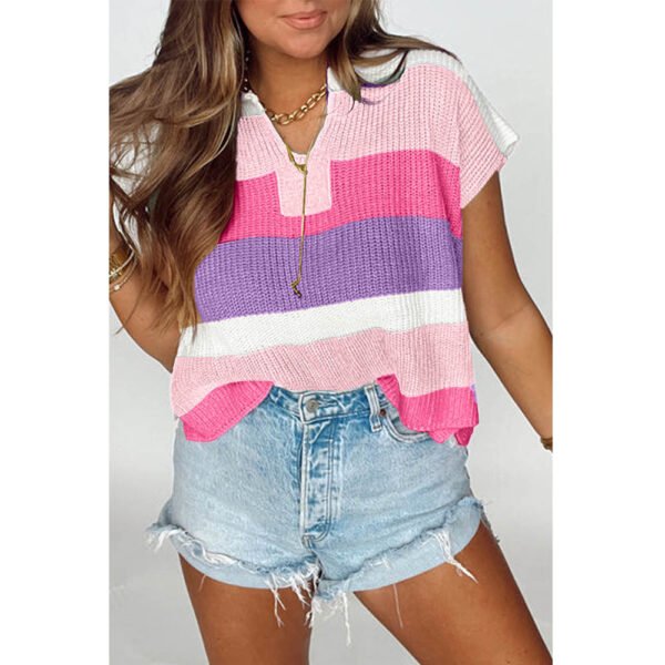 European and American women's casual short sleeves - obrazek 8