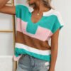 European and American women's casual short sleeves - Image 3