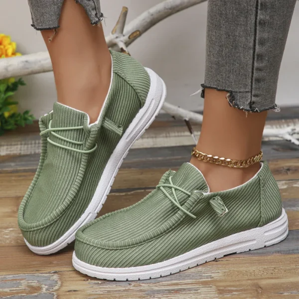 Round Toe Canvas Sneakers – Image 6